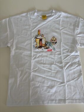 Kids Golf White Graphic T-Shirt with Colorful Illustration